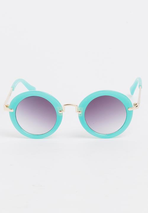 Pop Candy - Girls Round Sunglasses Green