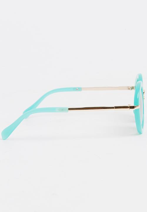 Pop Candy - Girls Round Sunglasses Green