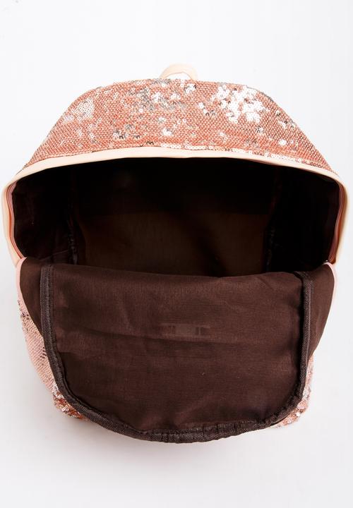 Pop Candy - Girls Sequins Backpack Rose gold