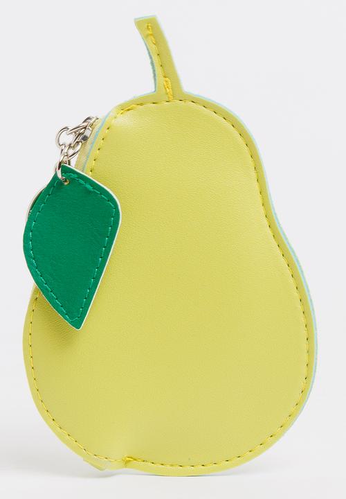Pop Candy - Girls Pear Purse Yellow