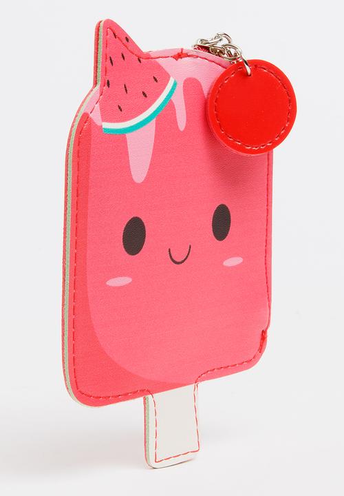 Pop Candy - Girls Popsicle Coin Purse Dark Pink