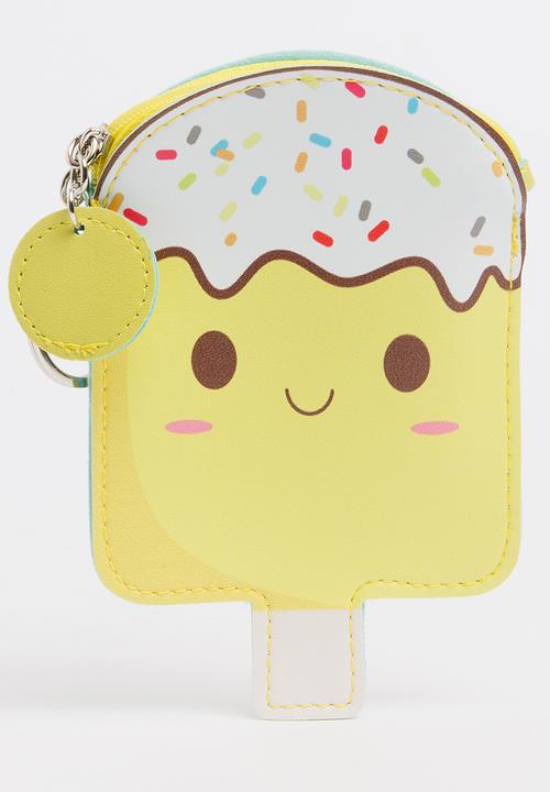 Pop Candy - Girls Popsicle Coin Purse Yellow