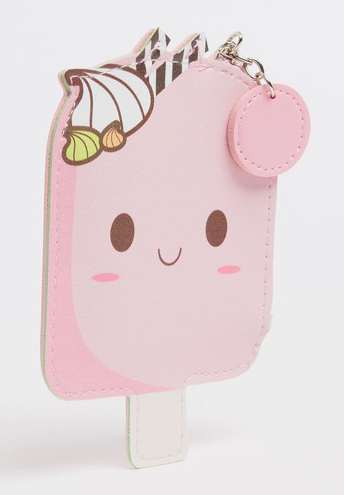 Pop Candy - Girls Popsicle Coin Purse Pale Pink