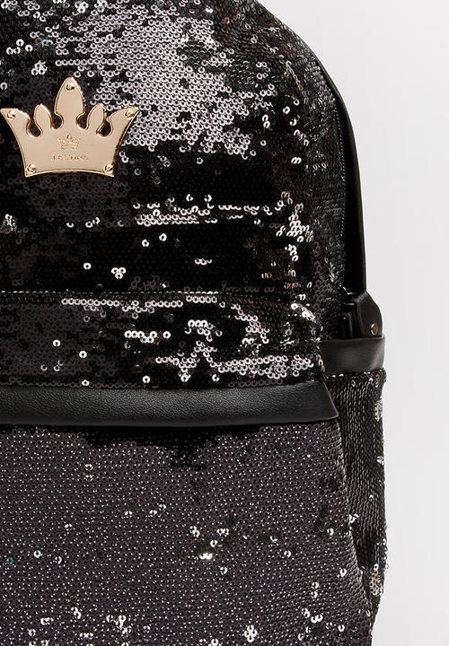 Pop Candy - Girls Sequins Backpack Black