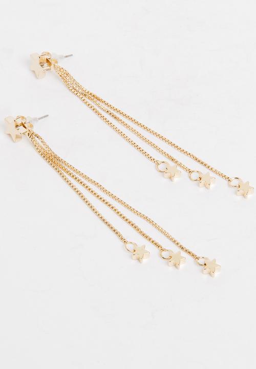 Pop Candy - Girls Star Earrings Gold