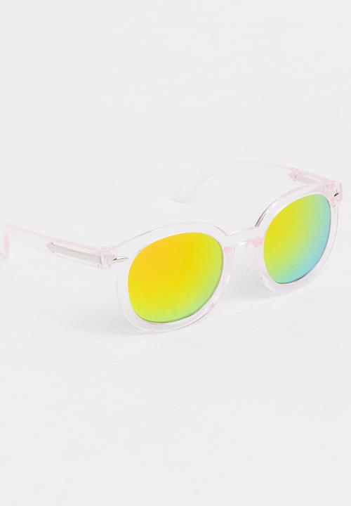 Pop Candy - Girls Plastic Sunglasses Pale Pink