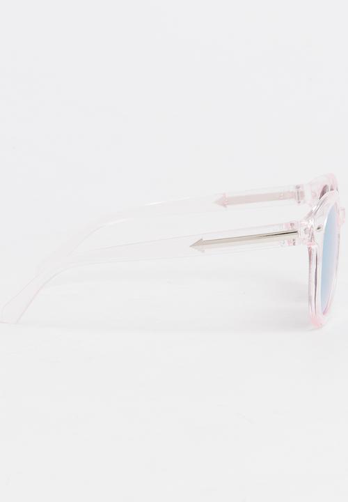 Pop Candy - Girls Plastic Sunglasses Pale Pink
