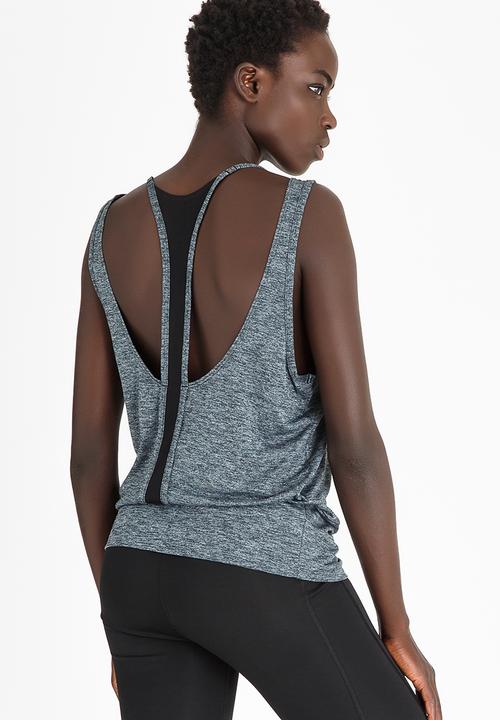 Nike - Nike Womens Dry Tank Dark Grey