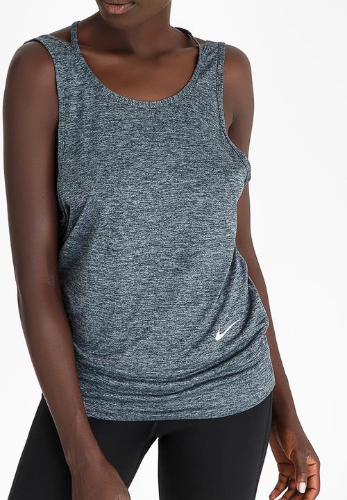 Nike - Nike Womens Dry Tank Dark Grey