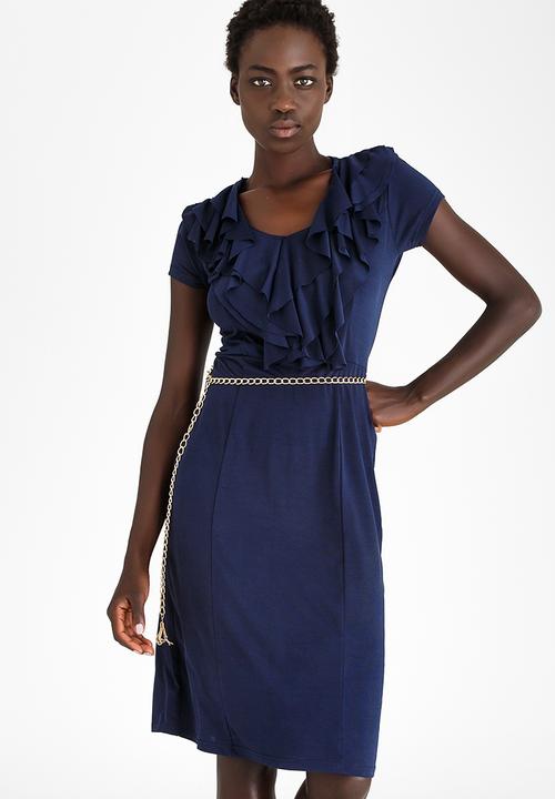 edit - Day to Night Semi-fitted Dress Navy