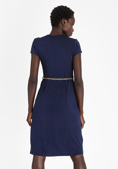 edit - Day to Night Semi-fitted Dress Navy