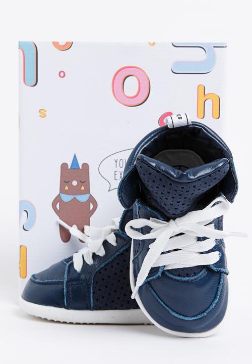 shooshoos - Now You See Me High  Top Sneaker Navy