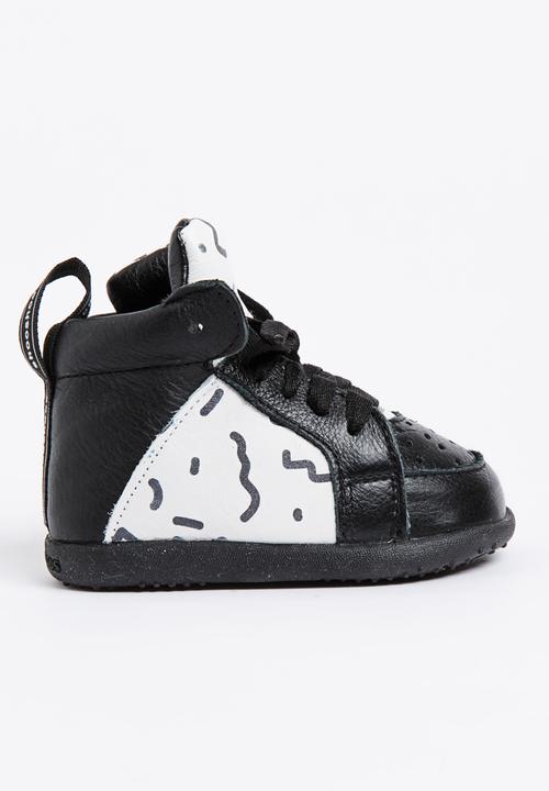 shooshoos - Miller High  Top Sneaker Black and White