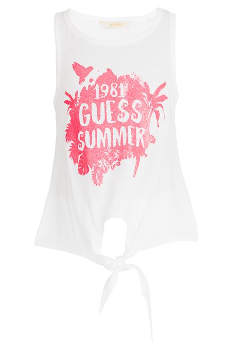 GUESS - S/L Guess Summer Tank White