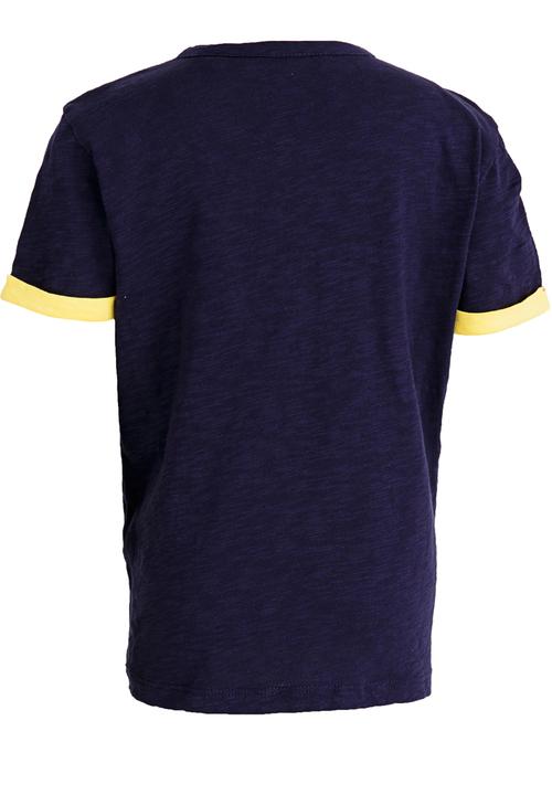GUESS - S/S 819 Henley Tee Navy