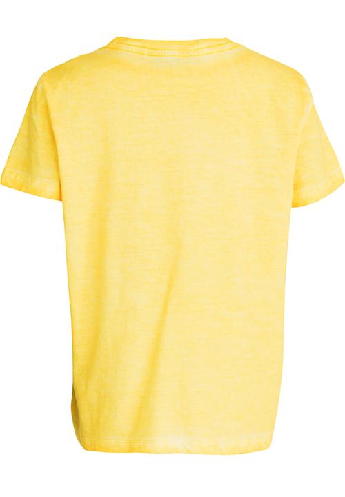 GUESS - S/S Number Plate Gunner Tee Yellow