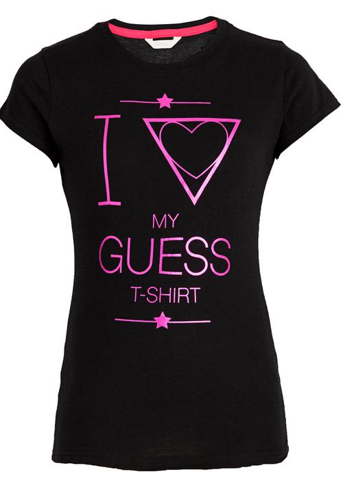 GUESS - S/S I Heart Guess Tee Black