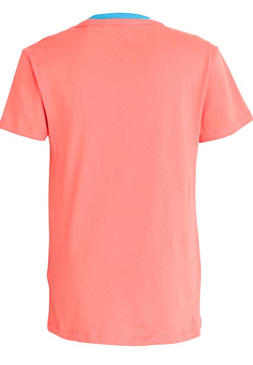 GUESS - S/S 3 Button Guess Tee Red
