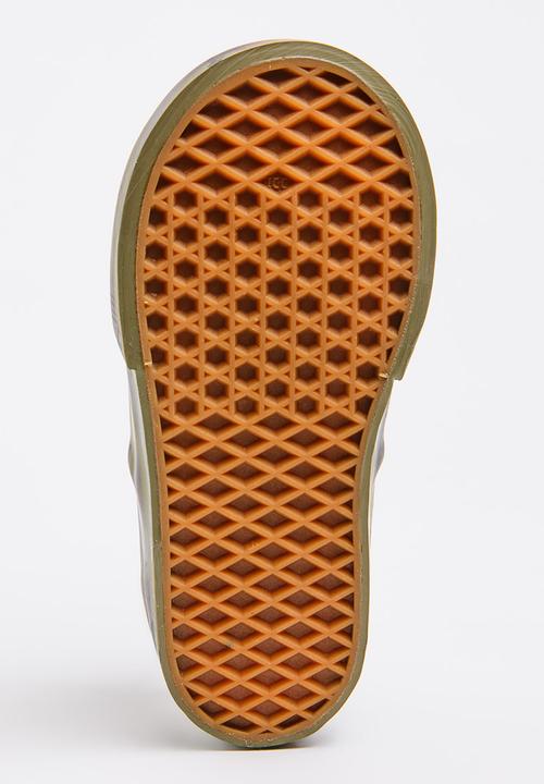 Vans - Boys Camo Sneaker Green