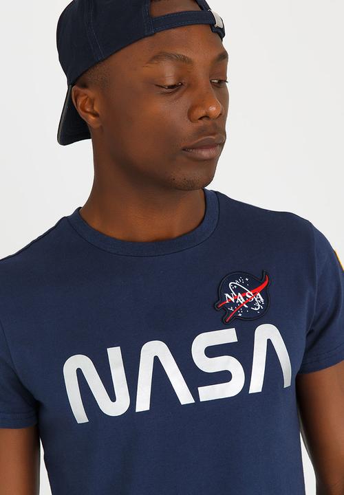 Alpha Industries - NASA T-Shirt Blue