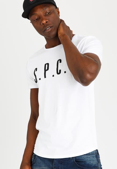 S.P.C.C - Basic Crew Neckline With SPCC Print White