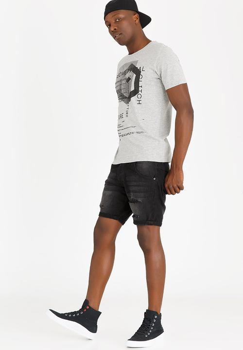 Dissident - Scoober Crew Neck Tee Grey