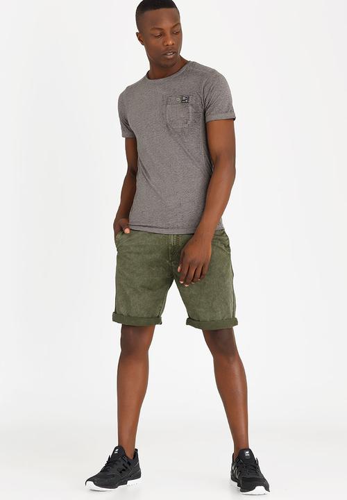 Dissident - Burnwest Crew Neck Tee Grey