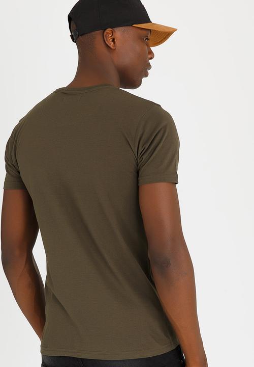 Brave Soul - Pulpe Pocket Tee Khaki Green