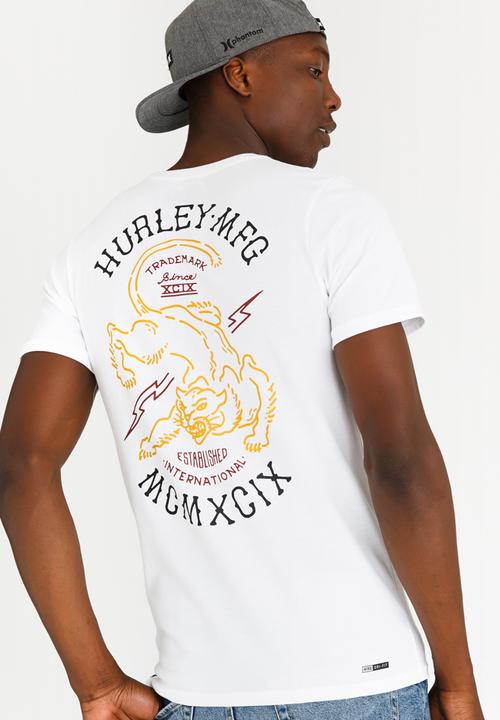 Hurley - Dri-Fit Tiger Flash T Shirt White
