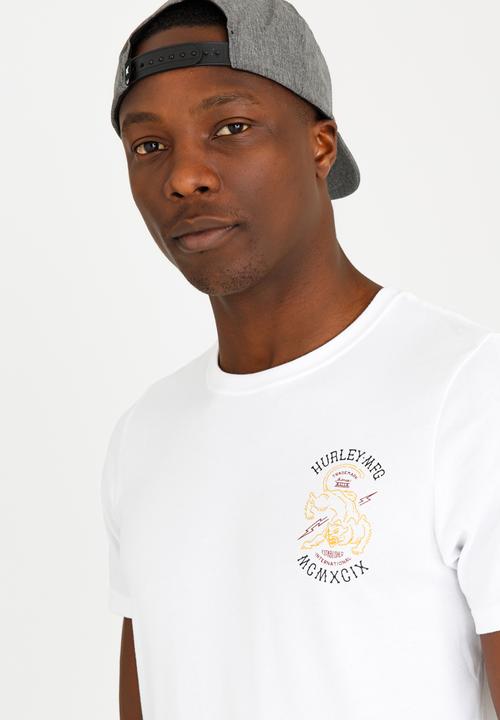 Hurley - Dri-Fit Tiger Flash T Shirt White