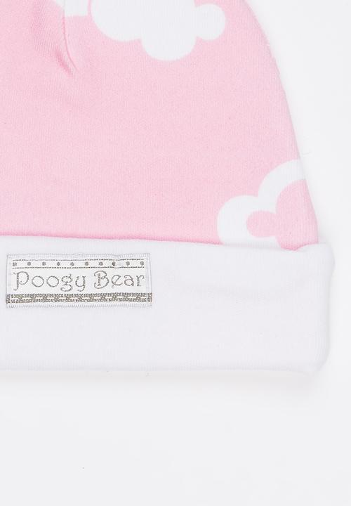 Poogy Bear - Cloud Reversible Beanie Mid Pink