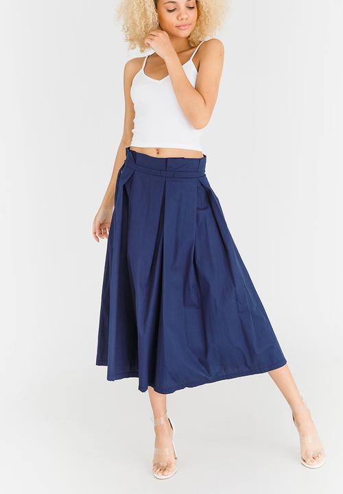 STYLE REPUBLIC - Paperbag Skirt Navy
