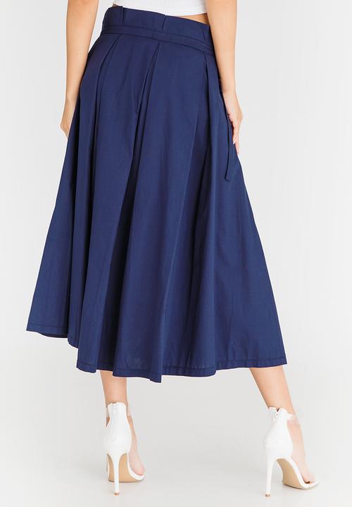 STYLE REPUBLIC - Paperbag Skirt Navy