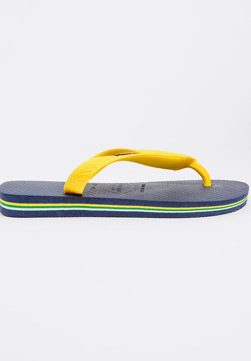 Havaianas - Kids Brazil Logo Flip-flop Blue