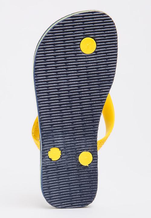 Havaianas - Kids Brazil Logo Flip-flop Blue
