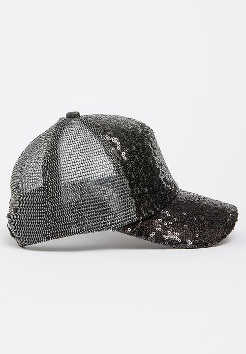 Pop Candy - Sequin Cap Black
