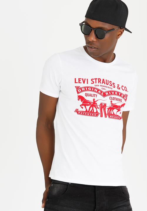 Levi’s® - 2 Horse Pull Tees White