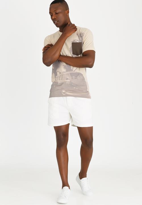 Tokyo Laundry - Shady Crew Neck Tee Beige