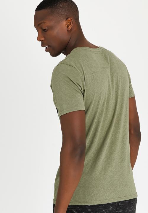 Dissident - Scoober Crew Neck Tee Khaki Green