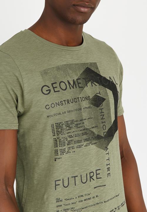 Dissident - Scoober Crew Neck Tee Khaki Green