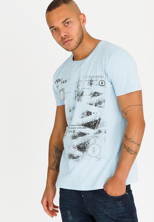 Dissident - Convex Crew Neck Tee Pale Blue