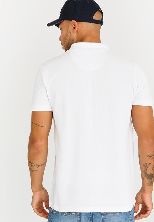 Brave Soul - Link Button Collar Golfer White