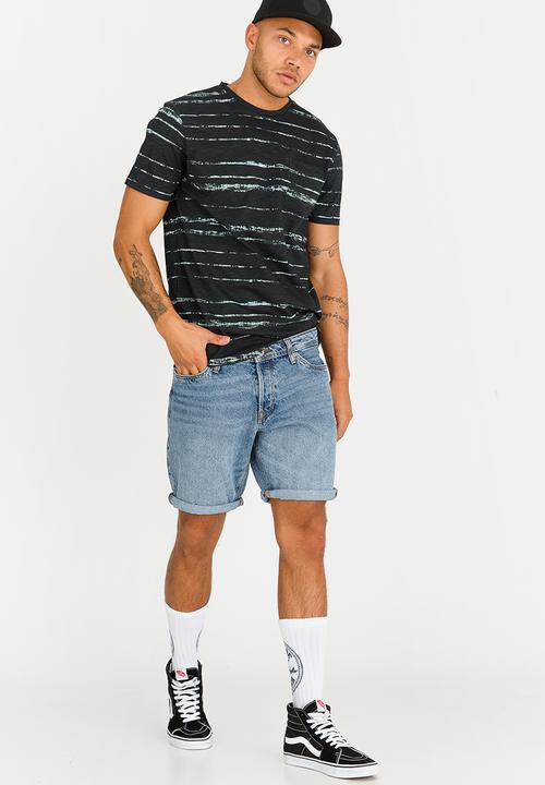 Brave Soul - Christo Tye Dye Tee Black