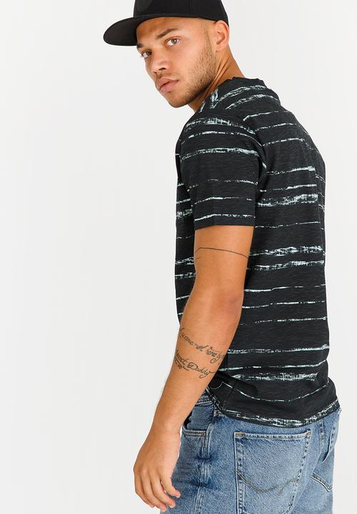 Brave Soul - Christo Tye Dye Tee Black