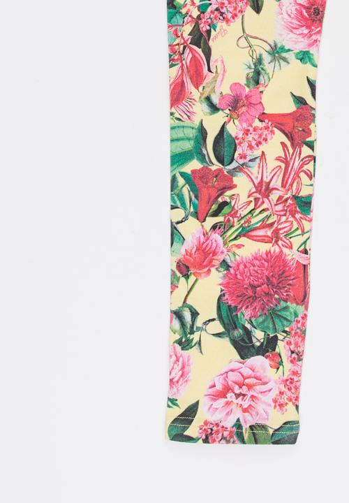 GUESS - Tropical Printed Leggings Multi-colour
