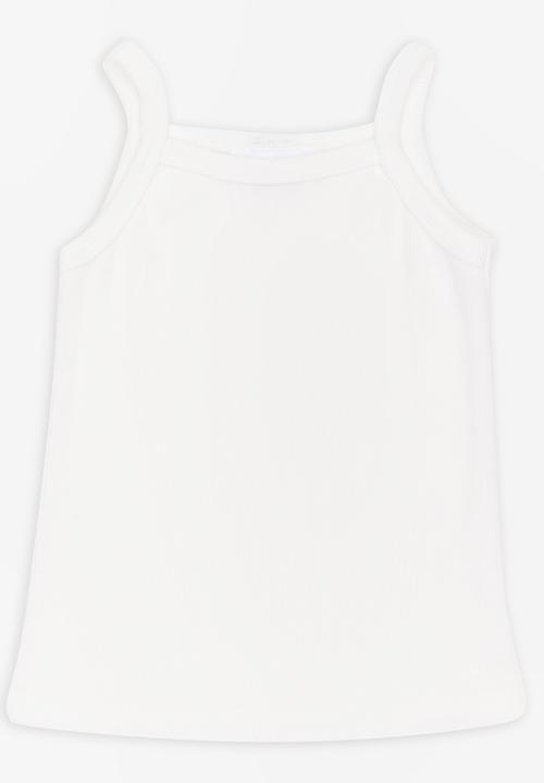 Pop Candy - Strappy Cami White