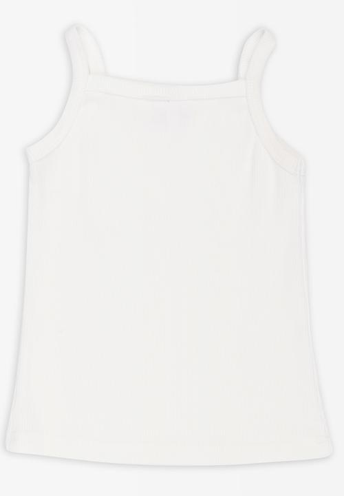 Pop Candy - Strappy Cami White