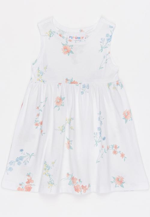 Pop Candy - Printed Floral Dress Multi-colour