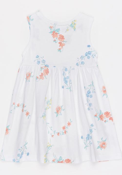 Pop Candy - Printed Floral Dress Multi-colour
