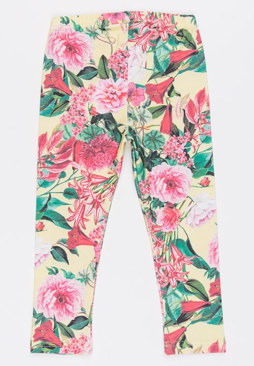 GUESS - Tropical Printed Leggings Multi-colour